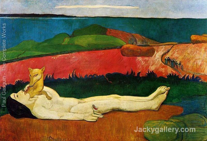 The Loss Of Virginity Aka The Awakening Of Spring by Paul Gauguin paintings reproduction